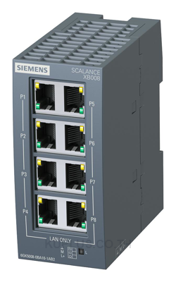 Ethernet Switch, RJ45 Ports 8, 100Mbps, Unmanaged