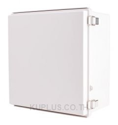 Enclosure, Hinge/Latch, PC Gray, 13.78×13.78×7.09"