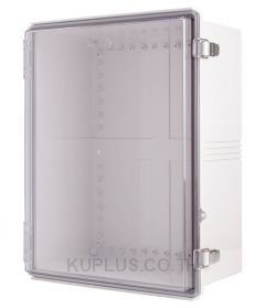 Enclosure, Hinge/Latch ABS Clear 13.78×17.72×7.87"