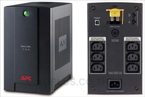 APC Back-UPS 700VA, 230V, AVR, IEC Sockets