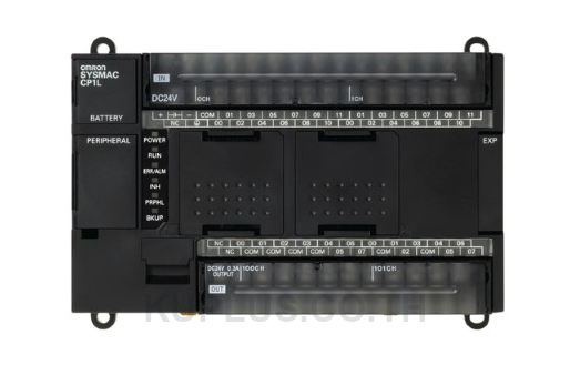 DC power supply, 24 DC inputs, 16 transistor (sourcing) outputs