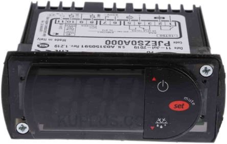 Carel PJ Easy On/Off Temperature Controller, 36 x 81mm, NTC Input, 230 V ac Supply