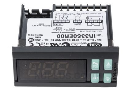 Carel IR33 On/Off Temperature Controller, 76.2 x 101mm, NTC Input, 115 - 230 V ac Supply