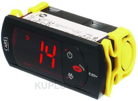 Carel PJ Easy On/Off Temperature Controller, 36 x 81mm, PTC Input, 230 V ac Supply