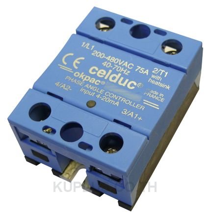 Celduc 125 A Solid State Relay, Analogue, Panel Mount, Thyristor, 480 V ac Maximum Load