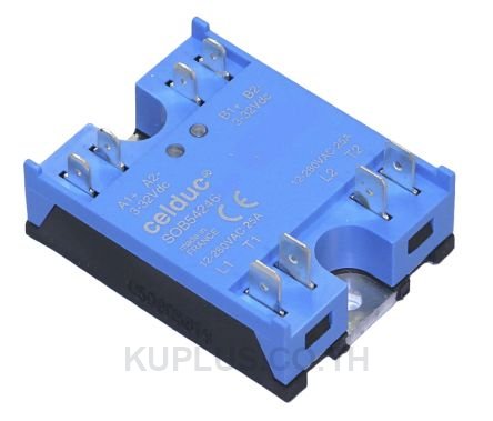 Celduc 2 x 25 A Solid State Relay, Zero Cross, Panel Mount, Thyristor, 600 V ac Maximum Load