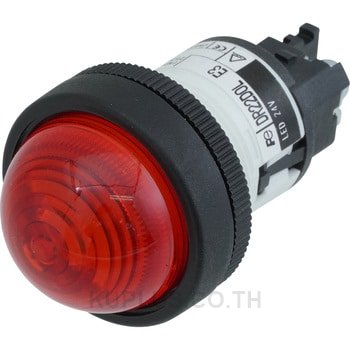 DR22D0L-E3R : PILOT LIGHT DOME 22mm. RED