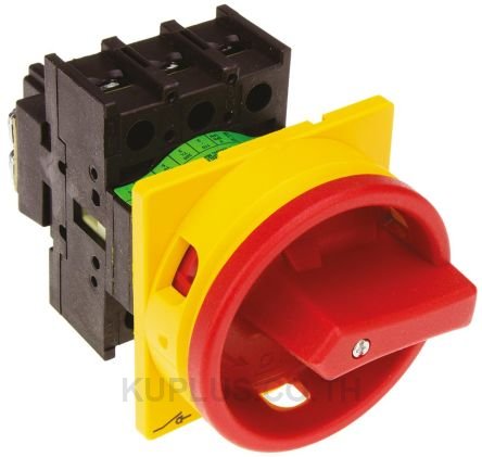 Emergency Stop Switch 51 A @ 230 VAC / 63 A @ 60 VDC 690VAC Flush Mount