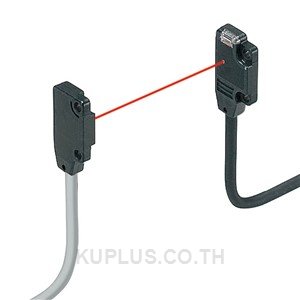 Panasonic EX-19A Ultra-Slim Front Sensing Thrubeam Photoelectric Sensor - 1 m Sensing Range - Light-On - NPN