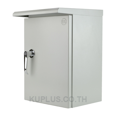 ตู้ไฟสวิทช์บอร์ดแบบกันน้ำมีหลังคา ฝา 2 ชั้น (ฝานอกทึบ) KBSD 9001 ขนาด 300x450x250 mm.