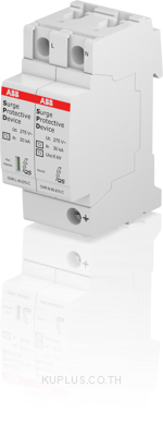 อุปกรณ์ป้องกันแรงดันเกิน OVR T2 1N 40 275 P QS เชื่อมต่อกับ Ground Surge Protective Device #2CTB803972R1100 ABB 