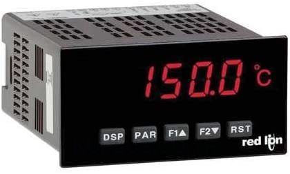 Red Lion PAXT0000 , LED Digital Panel Multi-Function Meter for Current, Temperature, Voltage, 44.5mm x 91.4mm