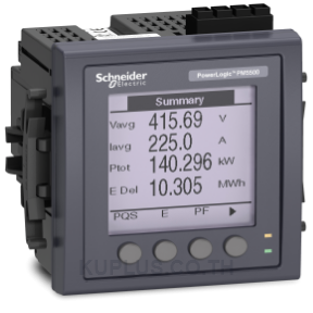 PM5760 Meter, 2 ethernet, up to 63th H, 1,1M, wave+RCM, 4DI/2DO 52 alarms