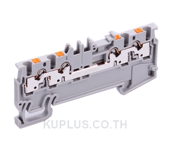 Terminal Block 4mm 4P 30A Grey