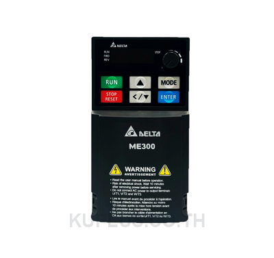Delta ME300 Series Model VFD2A8ME23ANNAA 0.5HP 0.37kW Input 220V 3-Phase Output 220V 3-Phase