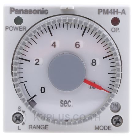 Panasonic Multi Function Timer Relay, Screw, 1 s - 500 h, 24 V ac/dc