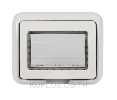 กล่องกันน้ำแบบฝัง 3 ช่อง BTICINO 25603 สีเทา