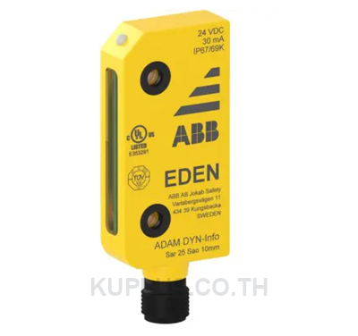 2TLA020051R5100 Adam DYN-Info M12-5 ABB Jokab Non-Contact Safety Switch, Polybutylene Terephthalate Housing, M12