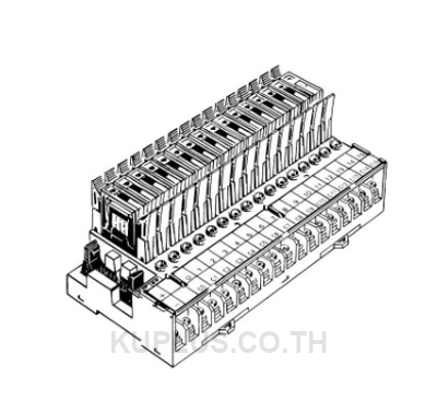 G7TC-OC16 DC24 I/O relay terminal, Input, DC coil type for input relays mounted, 16 points, NPN 