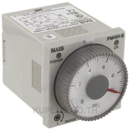 Panasonic Power ON Delay Single Timer Relay, 8-Pin Connector, 1 s - 500 h, DPDT, 2 Contacts, DPDT, 24 V ac/dc