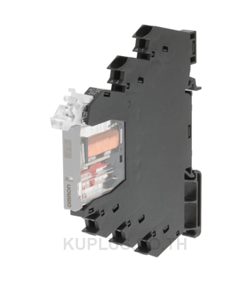 G2RV-ST500 24VAC/DC Power Relay, Ultra Slim, SPDT, 24 VAC/VDC, 6 A, G2RV-ST Series, DIN Rail, Non Latching